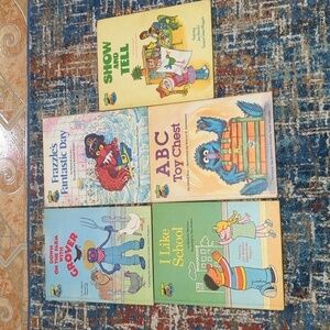 Sesame Street Book Club Hardback Book Set of 5 - Used